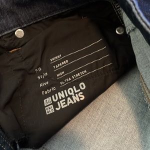 Uniqlo high rise jeans.